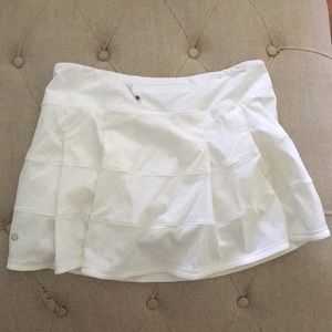 White Lululemon skirt size 8